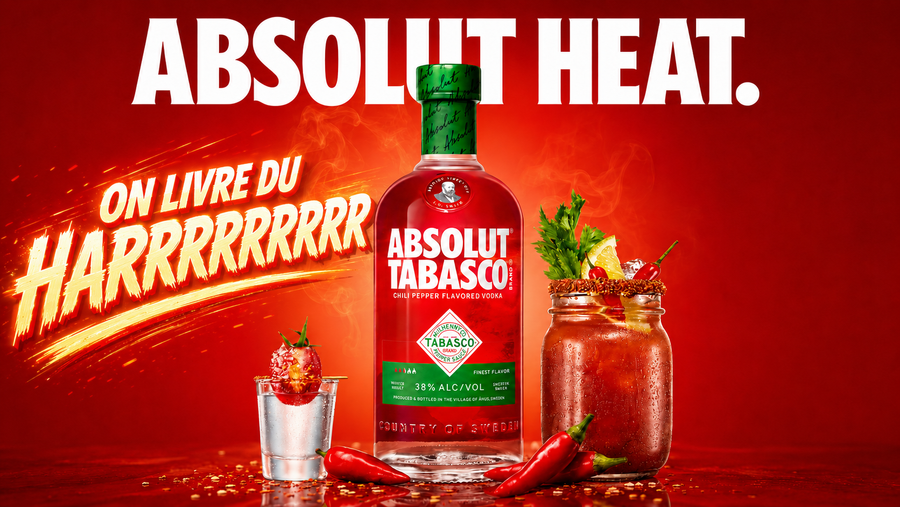 🥵 Découvre la nouvelle Absolut Tabasco 🔥