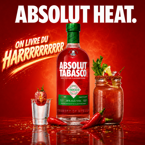 Absolut Vodka TABASCO 70cl