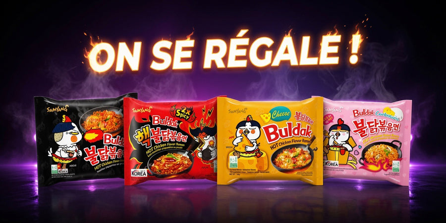 🍜 pour les petits creux , désormais on livre aussi des ramen Buldak🔥