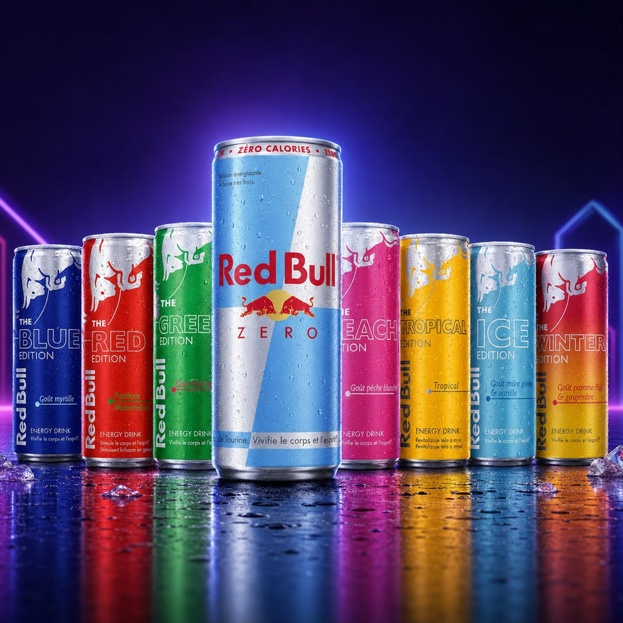 Nos RedBull aromatisées